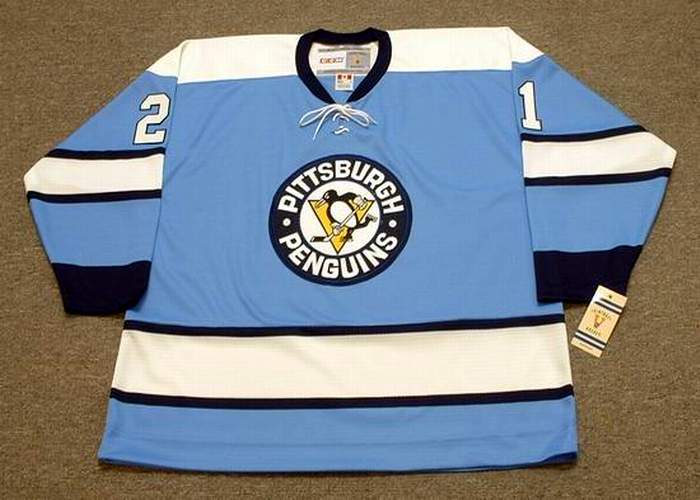 MICHEL BRIERE Pittsburgh Penguins CCM 1969 Home Vintage Hockey