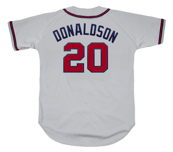 JOSH DONALDSON  Atlanta Braves 2019 Away Majestic MLB Baseball Jersey