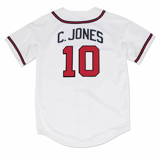 Majestic - 90&#39;S Majestic MLB アトランタ ブレーブス 10 チッパー・ジョーンズ ユニフォーム XL マジェスティック Atlanta Braves 90'S Majestic MLB アトランタ ブレーブス 10 チッパー
