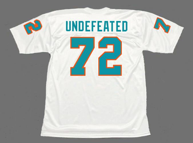 MIAMI DOLPHINS  1972 Undefeated Throwback NFL Football Jersey