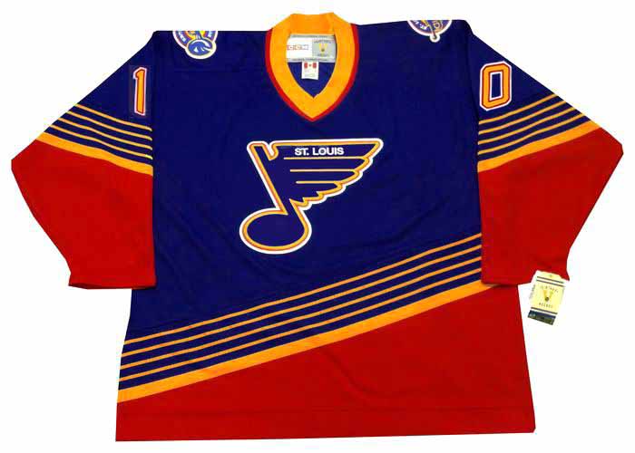 Brayden Schenn 1990's St. Louis Blues Away Throwback NHL Hockey Jersey