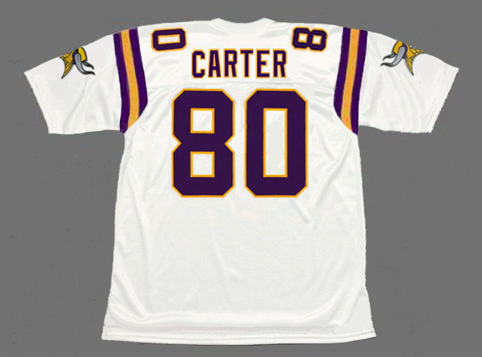 CRIS CARTER  Minnesota Vikings 1998 Away Wilson Throwback NFL Football  Jersey