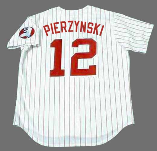 A.J. Pierzynski Chicago White Sox Nike Replica Men's Home Jersey with Premium Lettering XL / White