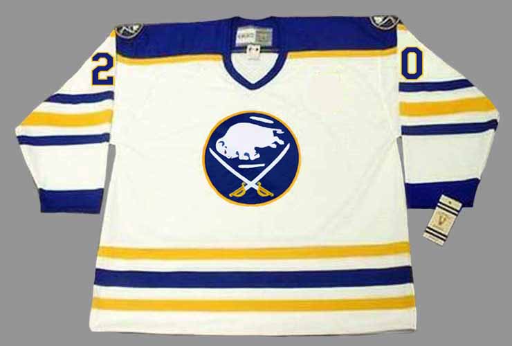 Pat LaFontaine Buffalo Sabres Vintage Throwback Blue Jersey