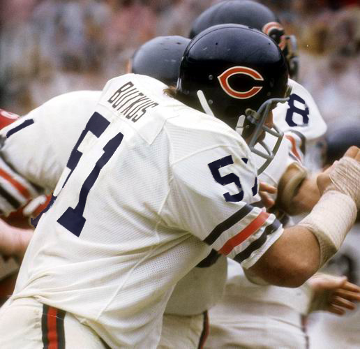 DICK BUTKUS  Chicago Bears 1972 Wilson Throwback NFL Football Jersey
