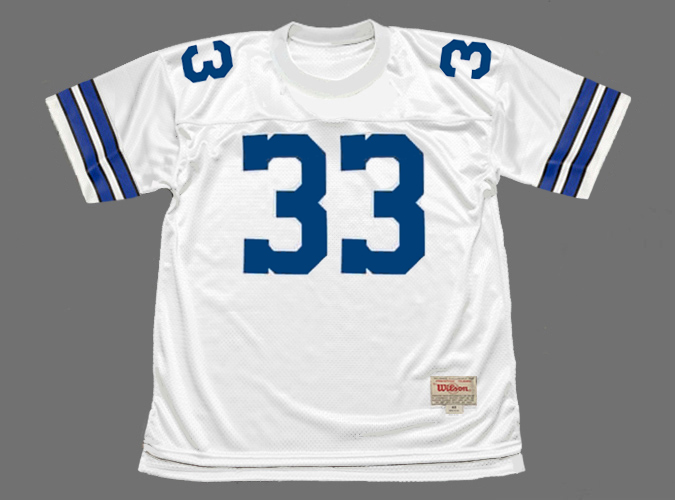 Tony Dorsett Signed Dallas Cowboys Royal Blue Jersey (Beckett COA) 4×P –