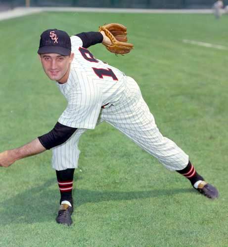 BILLY PIERCE  Chicago White Sox 1960's Majestic Throwback