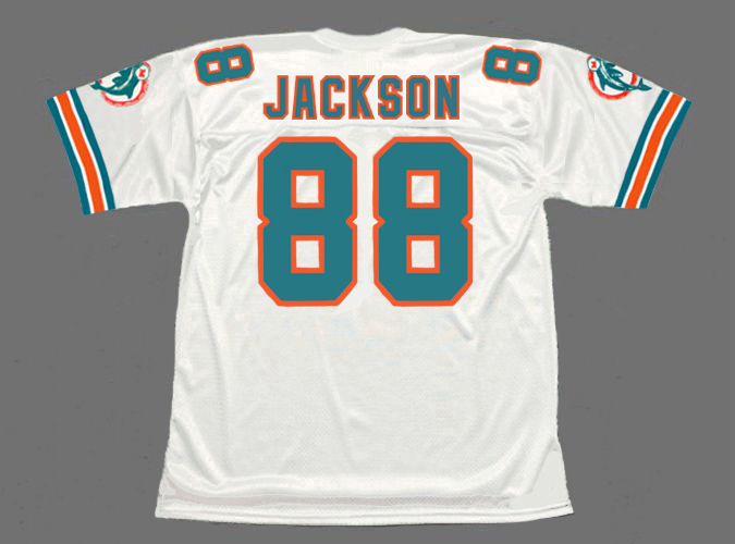 KEITH JACKSON  Miami Dolphins 1994 Wilson Throwback NFL Football Jersey