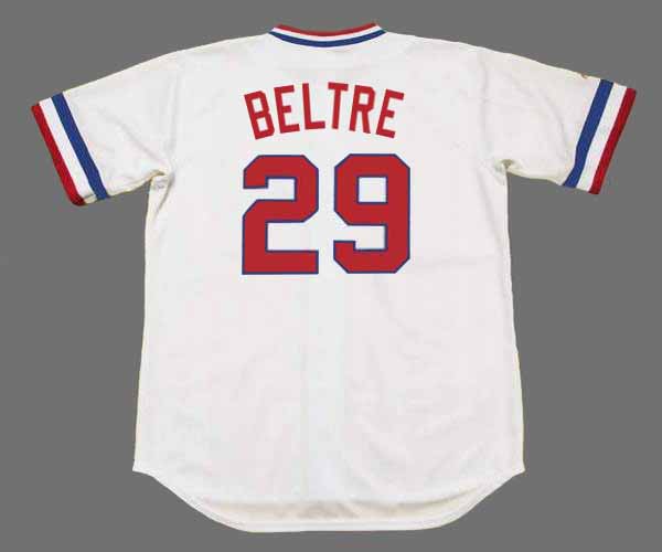 ADRIAN BELTRE  Texas Rangers 1970's Home Majestic Baseball