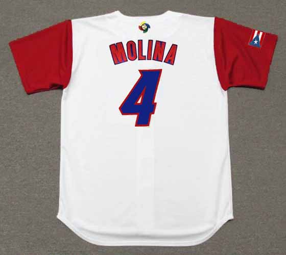 Yadier Molina Signed Puerto Rico World Baseball Classic Jersey (JSA COA)