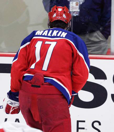 Evgeni Malkin Signed Alternate Hockey Custom Jersey — TSEShop