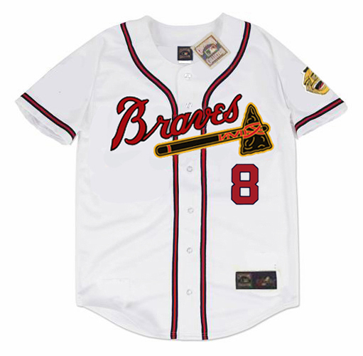 BOB UECKER Milwaukee Braves 1962 Home Majestic Throwback