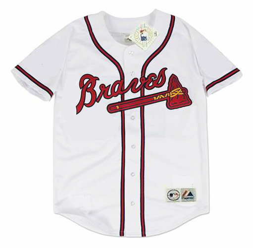 Retro Atlanta Braves Chipper Jones Throwback Gray Replica Medium