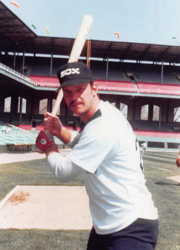 RICHIE ZISK  Chicago White Sox 1977 Home Majestic Throwback