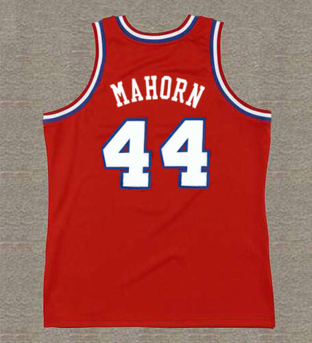 Rick Mahorn Signed Philadelphia 76ers Jersey (PSA COA) NBA Champion (1 –