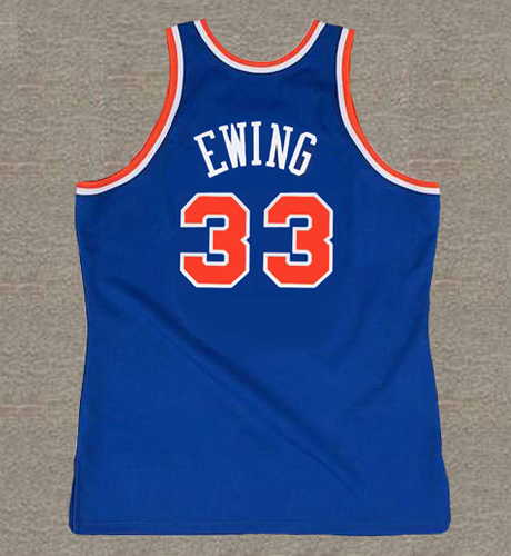 Patrick Ewing New York Knicks Basketball NBA Xmas Ornament Holiday vtg  Jersey 33