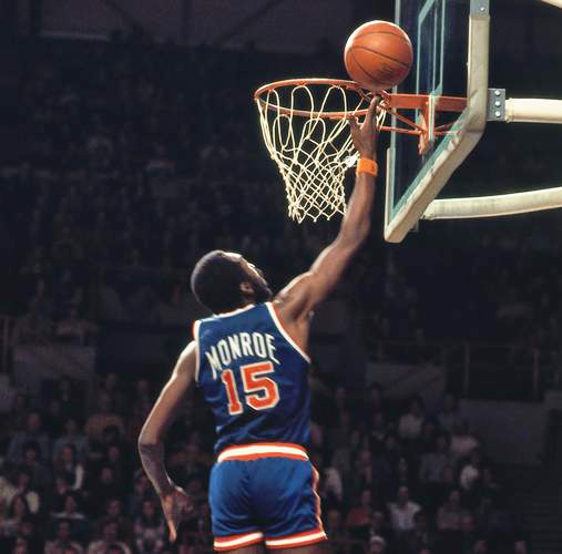 Earl Monroe Signed New York Knicks Jersey (JSA Hologram) 1973 World Ch –