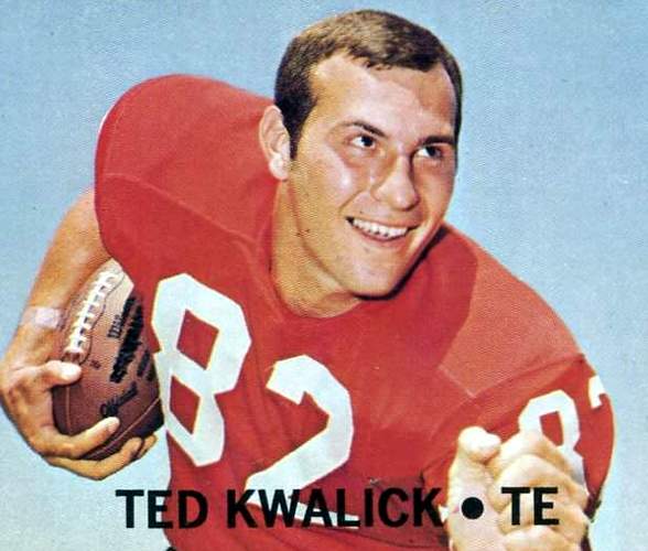 TED KWALICK  San Francisco 49ers 1969 Wilson Throwback NFL Football Jersey