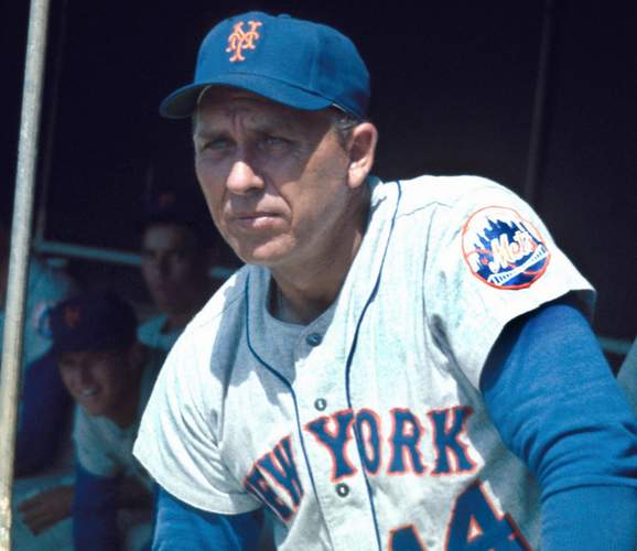 GIL HODGES  New York Mets 1962 Away Majestic MLB Throwback Jersey