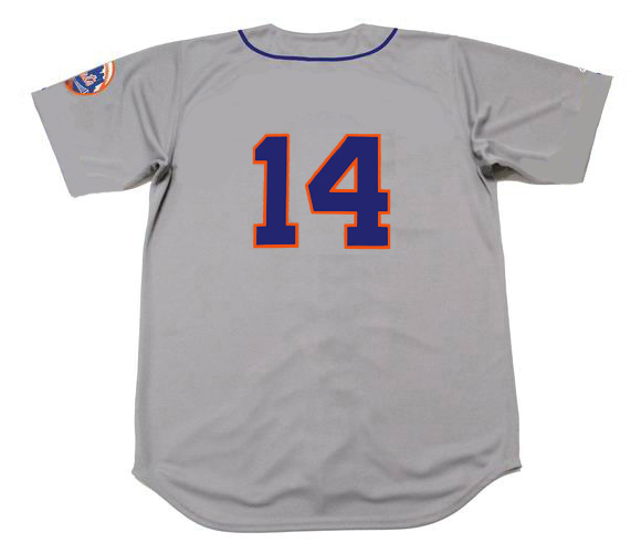 GIL HODGES  New York Mets 1962 Away Majestic MLB Throwback Jersey