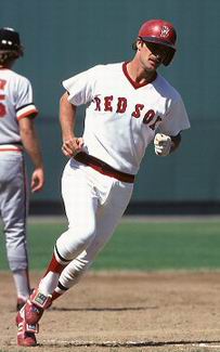 RICK BURLESON Boston Red Sox 1975 Majestic Cooperstown Throwback