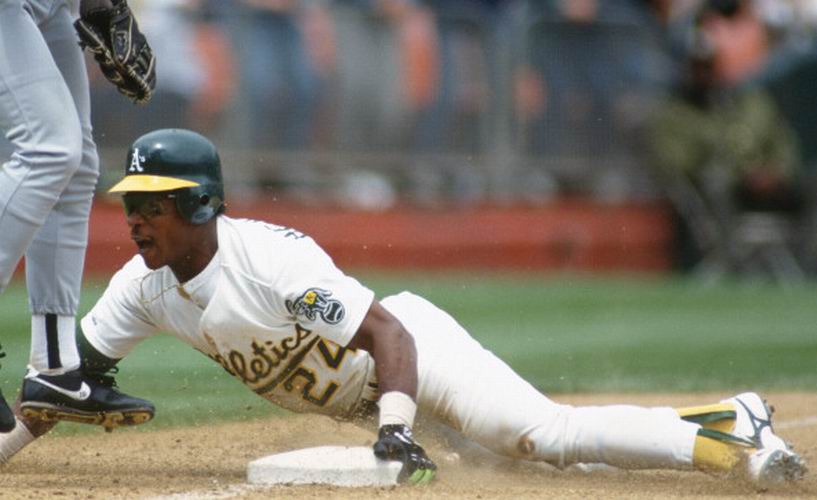 Majestic 1989 Oakland A's DAVE HENDERSON World Series Baseball