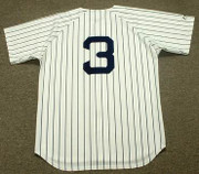 Babe Ruth New York Yankees Cooperstown Home Vintage Throwback Baseball Jersey - BACK