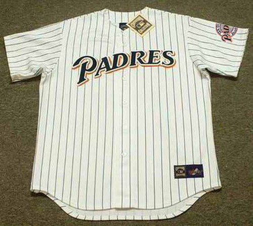 KEN CAMINITI  San Diego Padres 1996 Home Majestic Throwback