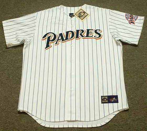 MAJESTIC  JOE CARTER San Diego Padres 1990 Throwback Baseball Jersey