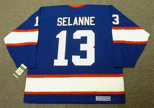 Teemu Selanne Autographed Winnipeg Jets Vintage CCM Pro Jersey - NHL  Auctions