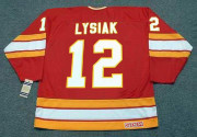 TOM LYSIAK Atlanta Flames 1977 CCM Throwback Away NHL Hockey Jersey