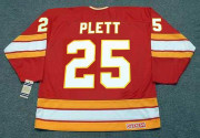 WILLI PLETT Atlanta Flames 1977 CCM Throwback Away NHL Hockey Jersey