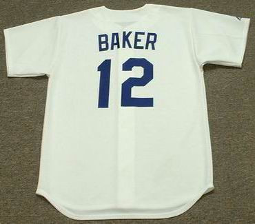 Dusty Baker 1981 Los Angeles Dodgers Cooperstown Home Throwback