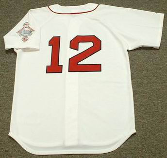 Ellis Burks 1990 Boston Red Sox Cooperstown Away Throwback MLB Jersey