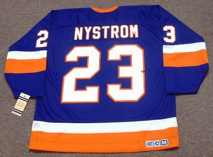 Bobby Nystrom Signed New York Islanders Jersey #23 #92505