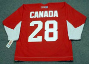 BOBBY CLARKE Team Canada 1972 CCM Throwback Hockey Jersey - Back