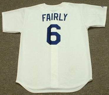 RON FAIRLY Los Angeles Dodgers 1960's Majestic Cooperstown Throwback Home  Jersey - Custom Throwback Jerseys