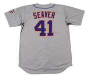 TOM SEAVER New York Mets 1973 Away Majestic Baseball Throwback Jersey - BACK