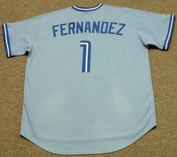 TONY FERNANDEZ Toronto Blue Jays Majestic Cooperstown Throwback