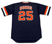 BARRY BONDS San Francisco Giants 1980's Majestic Cooperstown Away Baseball Jersey