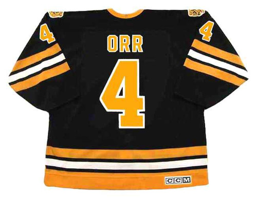 Men's Boston Bruins Bobby Orr CCM Black Heroes of Hockey