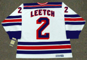 BRIAN LEETCH New York Rangers 1990's CCM Throwback Home NHL Hockey Jersey - BACK