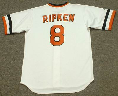 Cal Ripken Jr. Jersey - Baltimore Orioles Authentic Home Throwback MLB  Baseball Jersey