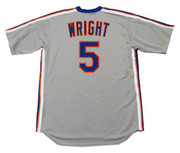 DAVID WRIGHT New York Mets 1987 Majestic Cooperstown Away Baseball Jersey