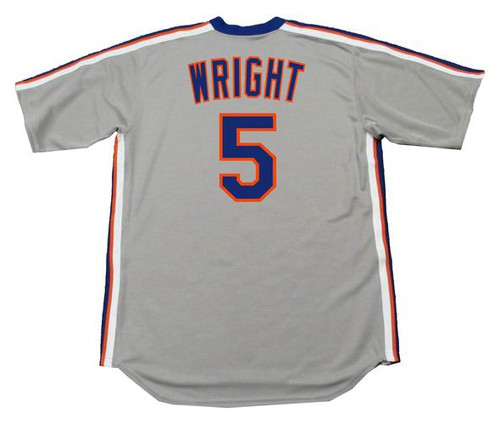 GREGG JEFFERIES New York Mets 1987 Majestic Cooperstown Home Baseball Jersey  - Custom Throwback Jerseys