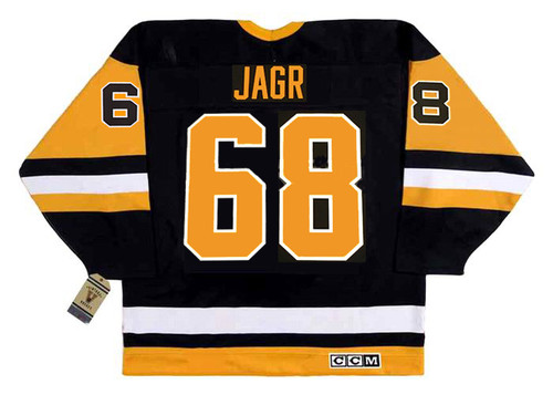 Jaromir Jagr Signed Pittsburgh Penguins Vintage CCM Jersey