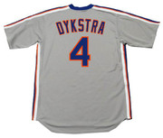 LENNY DYKSTRA New York Mets 1987 Majestic Cooperstown Away Baseball Jersey