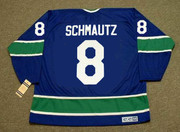 BOBBY SCHMAUTZ Vancouver Canucks 1972 Away CCM Throwback Hockey Jersey - BACK