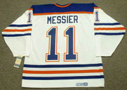 MARK MESSIER Edmonton Oilers 1990 CCM Vintage Throwback Home NHL Jersey