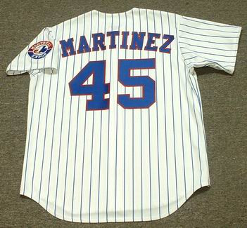 Montreal Expo 45 Pedro Martinez Vintage Jersey Rare Majestic Small